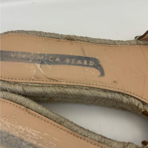 Veronica Beard Women’s Size 10 Apa Buckle Suede Demi Wedge Sandal Slide Brown - Picture 3 of 10